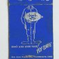 Edwards Air Force Base - California 20 Strike Military Matchbook Cover Lose Head