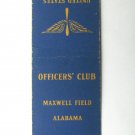 Maxwell Field Alabama US Army Air Forces 20 Strike Military Matchbook Cover AL Maxwell Field Alabama US Army Air Forces 20 Strike Military Matchbook Cover AL