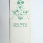 Osiris Temple - Wheeling, West Virginia 20 Strike Matchbook Cover WV Club