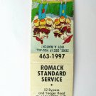 Romack Standard Service Station - W. Lafayette, Indiana 20Strike Matchbook Cover