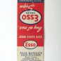 Paul Bangle's Esso Service Station - Lincolnton, North Carolina Matchbook Cover