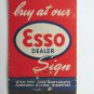 Paul Bangle's Esso Service Station - Lincolnton, North Carolina Matchbook Cover