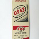 Best Esso Service - Littleton, North Carolina 20 Strike Station Matchbook Cover