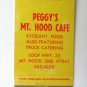 Frank's Mt. Hood Shell - Oregon Service Station Matchbook Cover Peggy's...Cafe