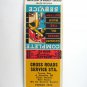 Cross Roads Service Station - Shady Spring, West Virginia 20FS Matchbook Cover