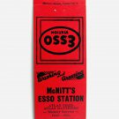 McNitt's Esso Station - Reedsville, Pennsylvania 20 Strike Matchbook Cover PA