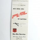 Six-Six Service - Ocala, Florida Phillips 66 Flite-Fuel Station Matchbook Cover