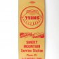 Smoky Mountain Service Station Shell - Gatlinburg, Tennessee Matchbook Cover TN