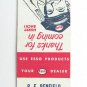 R.F. Benfield's Esso Service - Myrtle Beach, South Carolina Matchbook Cover SC