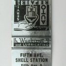 Fifth Ave. Shell Station - Bay Shore, New York Service Station Matchbook Cover