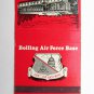 Bolling Air Force Base - Washington, DC 30 Strike Military Matchbook Cover Wing