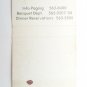 Bolling Air Force Base - Washington, DC 30 Strike Military Matchbook Cover Wing