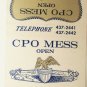 US Naval Amphibious Base Coronado, California 30 Strike Military Matchbook Cover