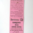 Currituck Esso Service Center - North Carolina Station Matchbook Cover Americana