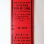 Burt's Trans-Lux - Washington, DC Restaurant 20 Strike Matchbook Cover Radio Ctr