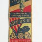 War Bonds Crush the Axis Hitler 20 Strike Patrioti Military Matchbook Cover Worn