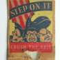 War Bonds Crush the Axis Hitler 20 Strike Patrioti Military Matchbook Cover Worn