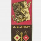 US Army - Signal Corps 20 Strike US Military Matchbook Cover Lion Match Co.