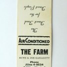 The Farm - St. Charles, Illinois Restaurant 20 Strike Matchbook Cover Matchcover The Farm - St. Charles, Illinois Restaurant 20 Strike Matchbook Cover Matchcover