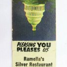 Ramella's Silver Restaurant - Silver Spring, Maryland 20 Strike Matchbook Cover Ramella's Silver Restaurant - Silver Spring, Maryland 20 Strike Matchbook Cover