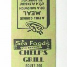 Chelf's Grill - Richmond, Virginia Restaurant 20 Strike Matchbook Cover VA Chelf's Grill - Richmond, Virginia Restaurant 20 Strike Matchbook Cover VA