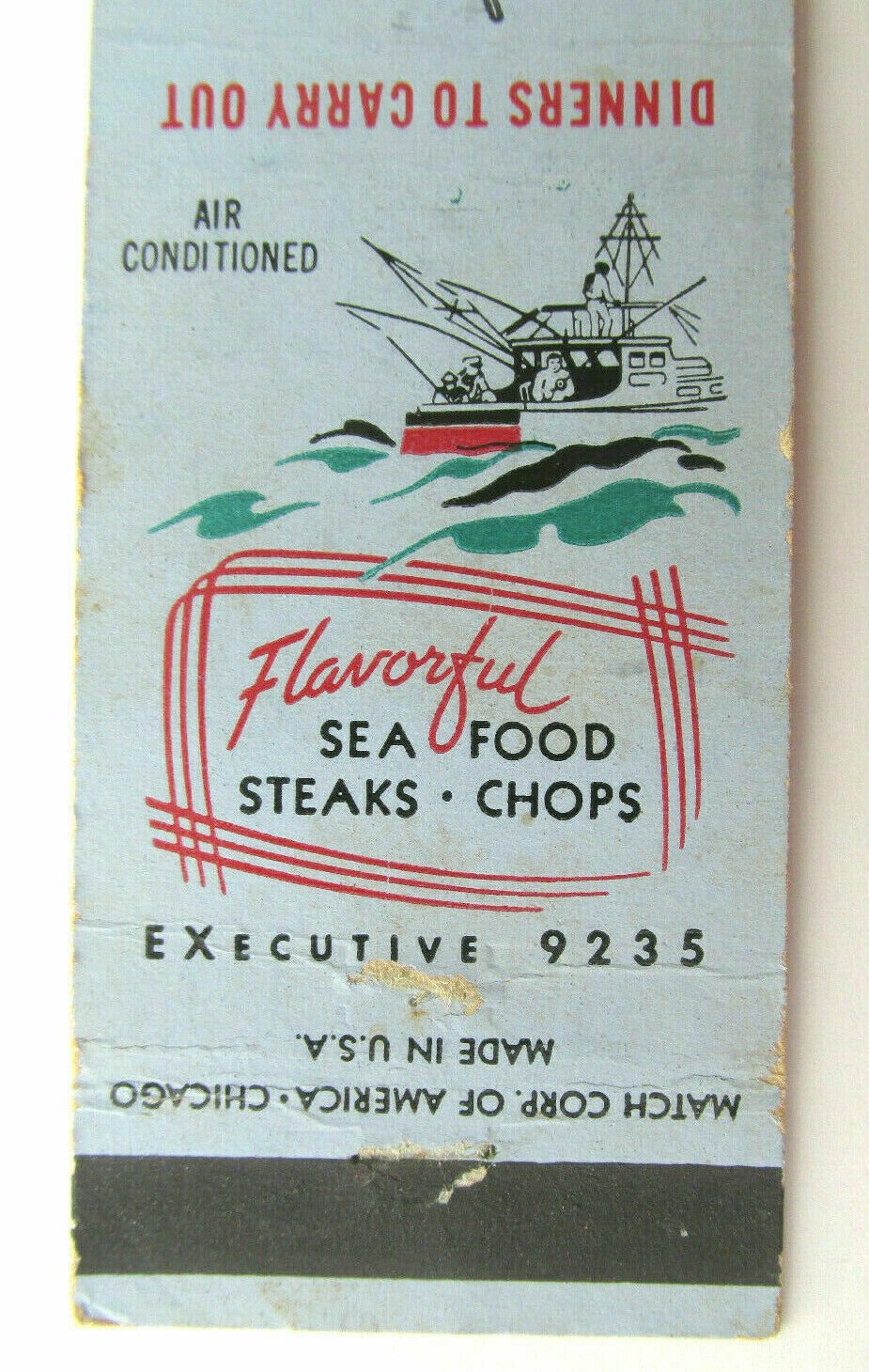 Flagship - Washington, DC Restaurant 20 Strike Matchbook Cover ...