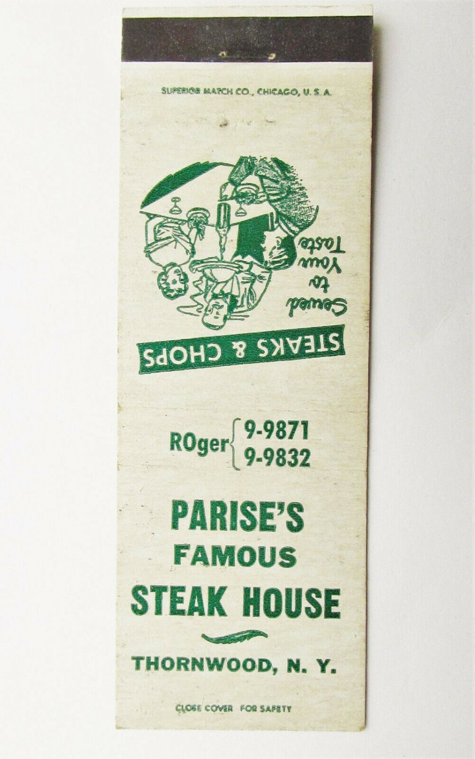 Parise's Steak House - Thornwood, New York Restaurant 20 Strike ...