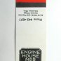 Engine House No 5 Columbus, Ohio German Village Restaurant Matchbook Cover 20RS
