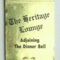 The Dinner Bell - Princeton, West Virginia Restaurant 20 Strike Matchbook Cover