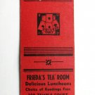 Frieda's Tea Room - Denver, Colorado Restaurant 20 Strike Matchbook Cover CO