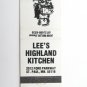 Lee's Highland Kitchen St. Paul, Minnesota Restaurant 20 Strike Matchbook Cover