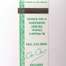 Cha Cha's - San Antonio, Texas Mexican Restaurant 20 Strike Matchbook Cover TX Cha Cha's - San Antonio, Texas Mexican Restaurant 20 Strike Matchbook Cover TX