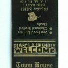 Town House Restaurant - Stillwater, Oklahoma 20 Strike Matchbook Cover OK Town House Restaurant - Stillwater, Oklahoma 20 Strike Matchbook Cover OK