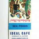 Ideal Cafe - Limon, Colorado Restaurant 20 Strike Matchbook Cover Hillbilly CO Ideal Cafe - Limon, Colorado Restaurant 20 Strike Matchbook Cover Hillbilly CO