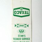 Stan's Texaco Service - ?Colorado Springs, CO? 20 Strike Station Matchbook Cover