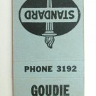 Goudie Standard Service - Knoxville, Illinois Station Matchbook Cover Matchcover