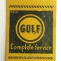 Mott Gulf Service Station - Truth Or Consequences, New Mexico Matchbook Cover NM