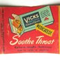Vicks Medicated Cough Drops Advertisement 20 Strike Matchbook Cover Matchcover