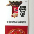 Winston Select - Cigarette Tobacco 1994 RJ Reynolds 20 Strike Matchbook Cover