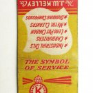 The J.W. Kelley Co. - Cleveland, Ohio 20FS Matchbook Cover Beacon Brand Products The J.W. Kelley Co. - Cleveland, Ohio 20FS Matchbook Cover Beacon Brand Products