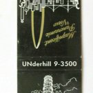 Top of Tower - St. Louis, Missouri Restaurant 20 Strike Matchbook Cover Rizzo's Top of Tower - St. Louis, Missouri Restaurant 20 Strike Matchbook Cover Rizzo's