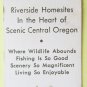 Deschutes River Ranch - Bend, Oregon 20 Strike Matchbook Cover OR Matchcover