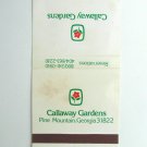 Callaway Gardens - Pine Mountain, Georgia 30RS Matchbook Cover Vacation Resort