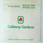 Callaway Gardens - Pine Mountain, Georgia 30RS Matchbook Cover Vacation Resort