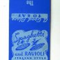 The Spaghetti Place - Providence, Rhode Island Restaurant 20FS Matchbook Cover