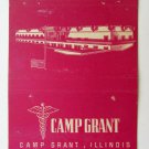 Camp Grant - Illinois 40 Strike US Military Matchbook Cover Postcard Matchcover