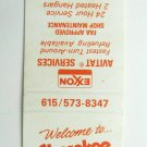 Cherokee Aviation  Knoxville Municipal Airport 20 Strike Matchbook Cover Service
