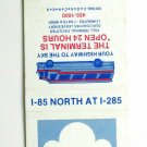 Northside Air Terminal (Atlanta, Georgia) 20 Strike Matchbook Cover Airport