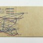 Continental Air Lines DC-7B Club Coach 20 Strike Airline Matchbook Cover Map