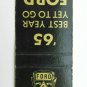 Gene Hammes Ford Sales - Kankakee, Illinois Car Dealer 20 Strike Matchbook Cover